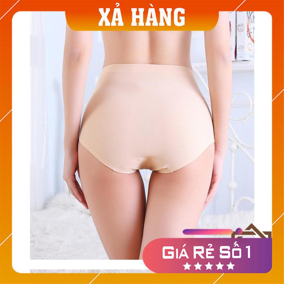 [Giá huỷ diệt] Quần Lót Đúc Su Thông Hơi Tàng Hình Cạp Cao Gen Bụng Không Đường May QL-02
