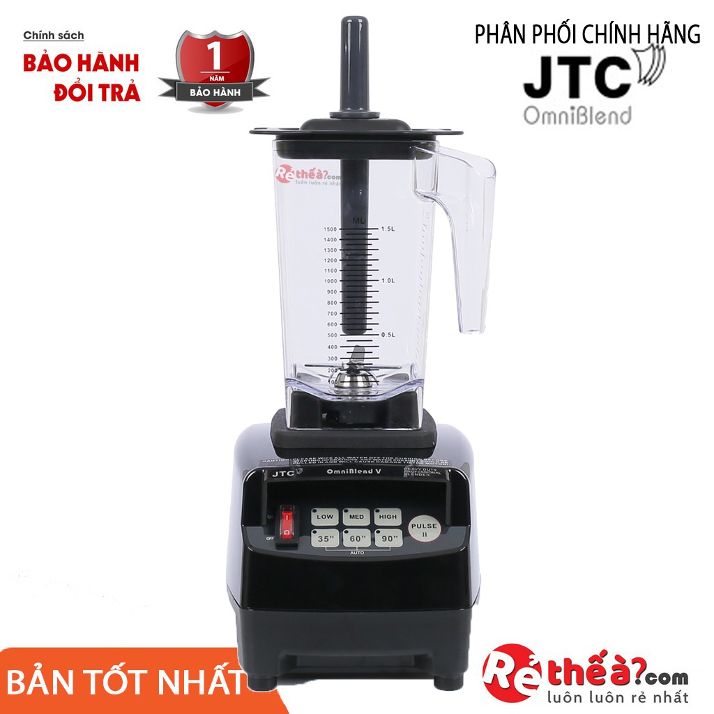 [Mã SKAMA07 giảm 8% đơn 250k]Máy xay sinh tố công nghiệp Omniblend v TM800A - CAM KẾT CHÍNH HÃNG JTC Đài Loan