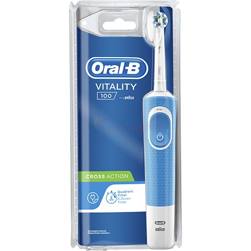 Bàn chải điện Oral-B Vitality 100 CrossAction (Vỏ nhựa) - Hàng nhập khẩu