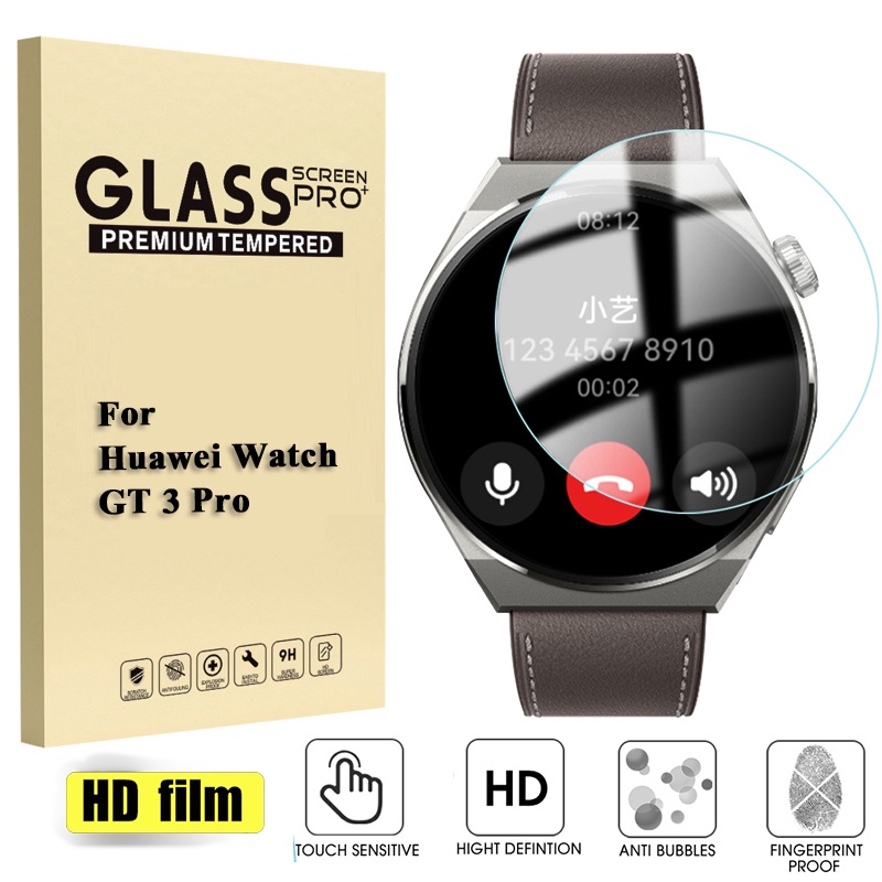 Kính Cường Lực HD Trong Suốt Chống Trầy Chống Bám Vân Tay Cho Đồng Hồ Huawei Watch GT 3 Pro