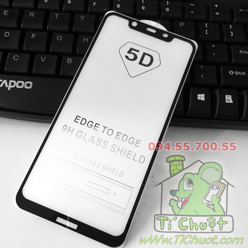 [FULL KEO-Ảnh Thật] Kính CL Nokia 8.1 / X7 Cường Lực 2.5D FULL Màn
