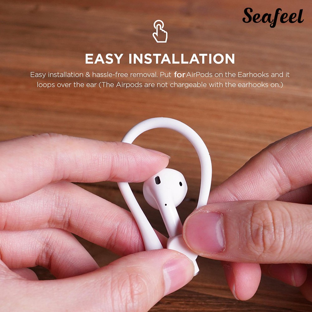 Set 2 Móc Tai Nghe Bluetooth Mini Chống Rơi Cho Air-Pods 1 2