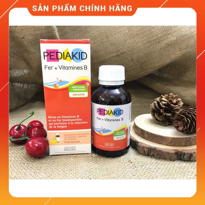 Pediakid Fer Siro bổ sung sắt và vitamin nhóm B cho bé 🔥𝐍𝐄𝐖🔥 PEDIAKID FER + VITAMINES B