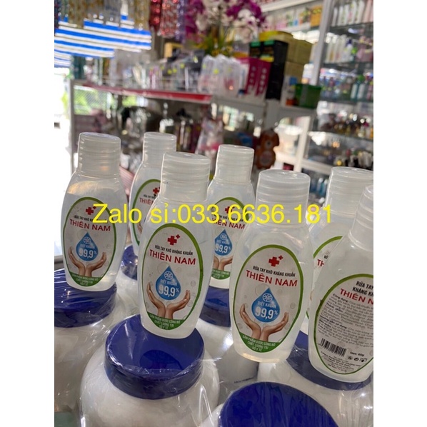 gel rửa tay khô kháng khuẩn Thiên Nam 60g