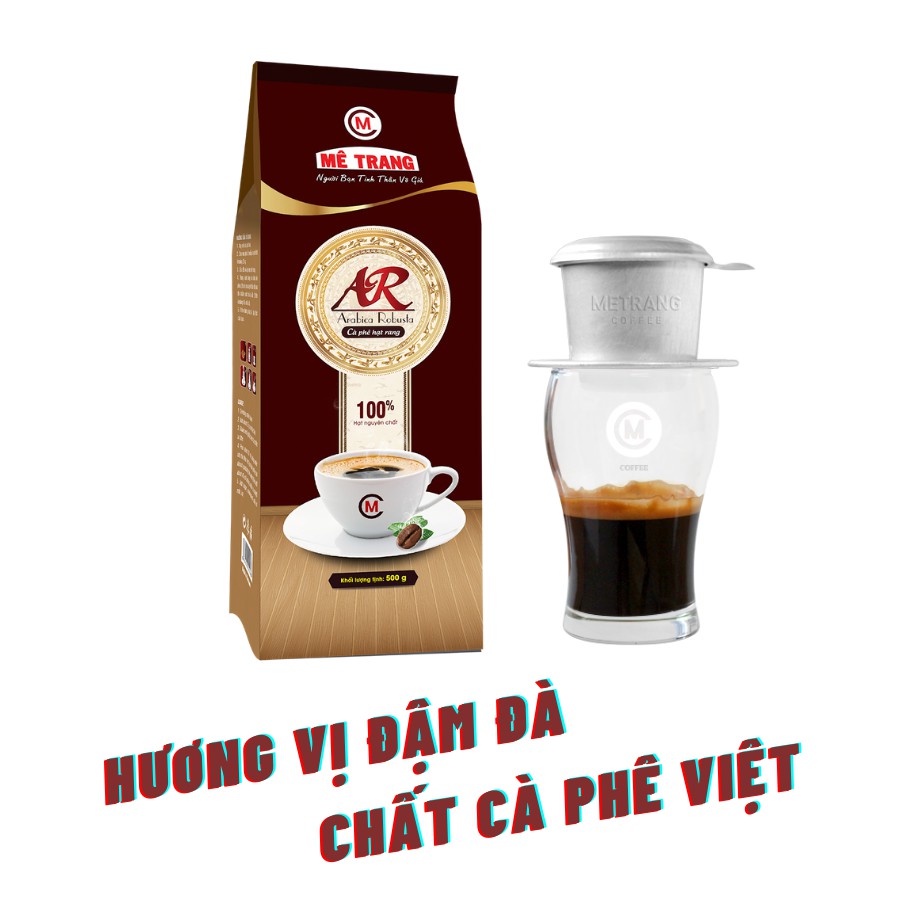 Cà phê Mê Trang Arabica Robusta (AR) - Túi bột 500g