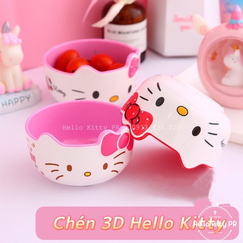 Chén 3D Hello Kitty