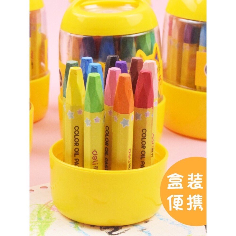 Hộp bút màu 18 chi tiết cho bé - Bộ bút sáp màu an toàn giúp bé tập tô