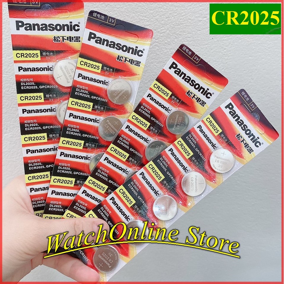 Pin Cúc Áo Panasonic CR2025 3V Lithium