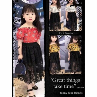 Đầm maxi cho bé gái 3 màu