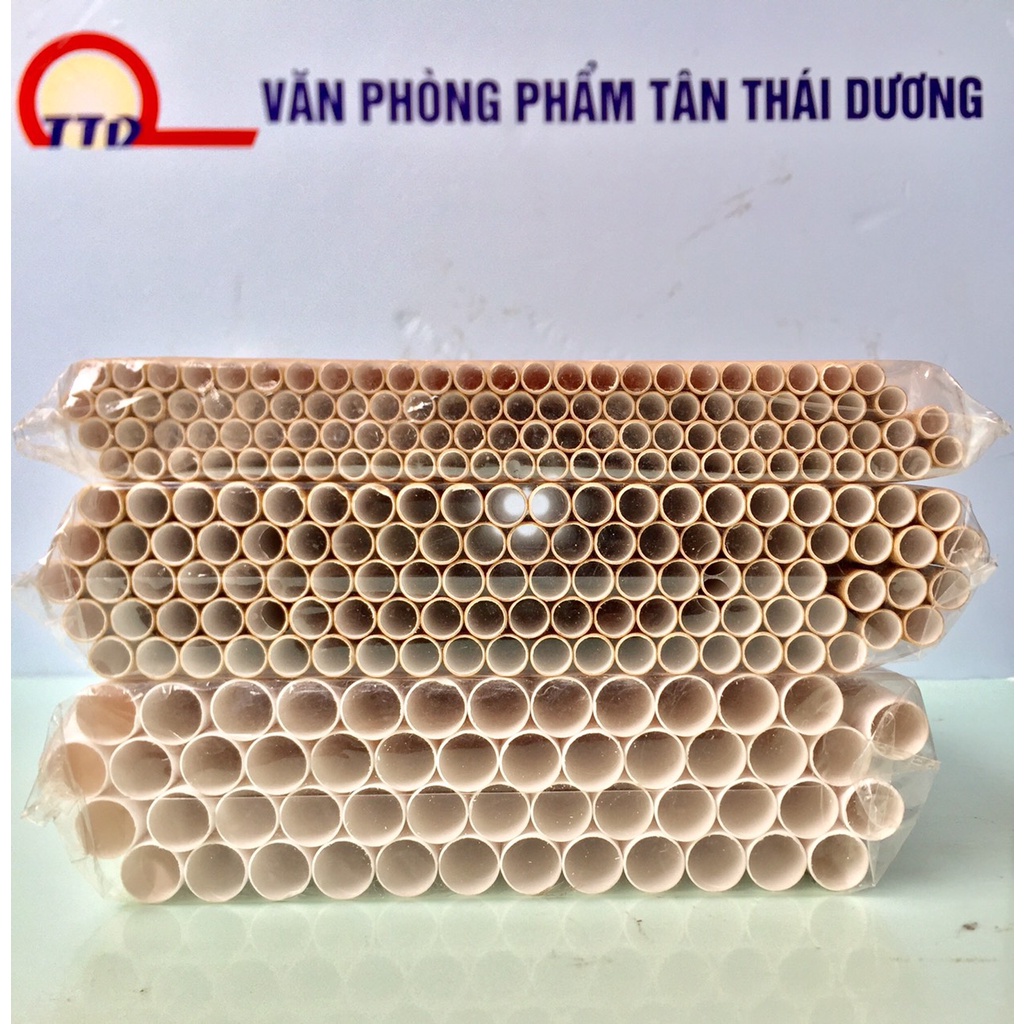 TÚI 50,100 ỐNG HÚT GIẤY CÁC CỠ DÙNG MỘT LẦN
