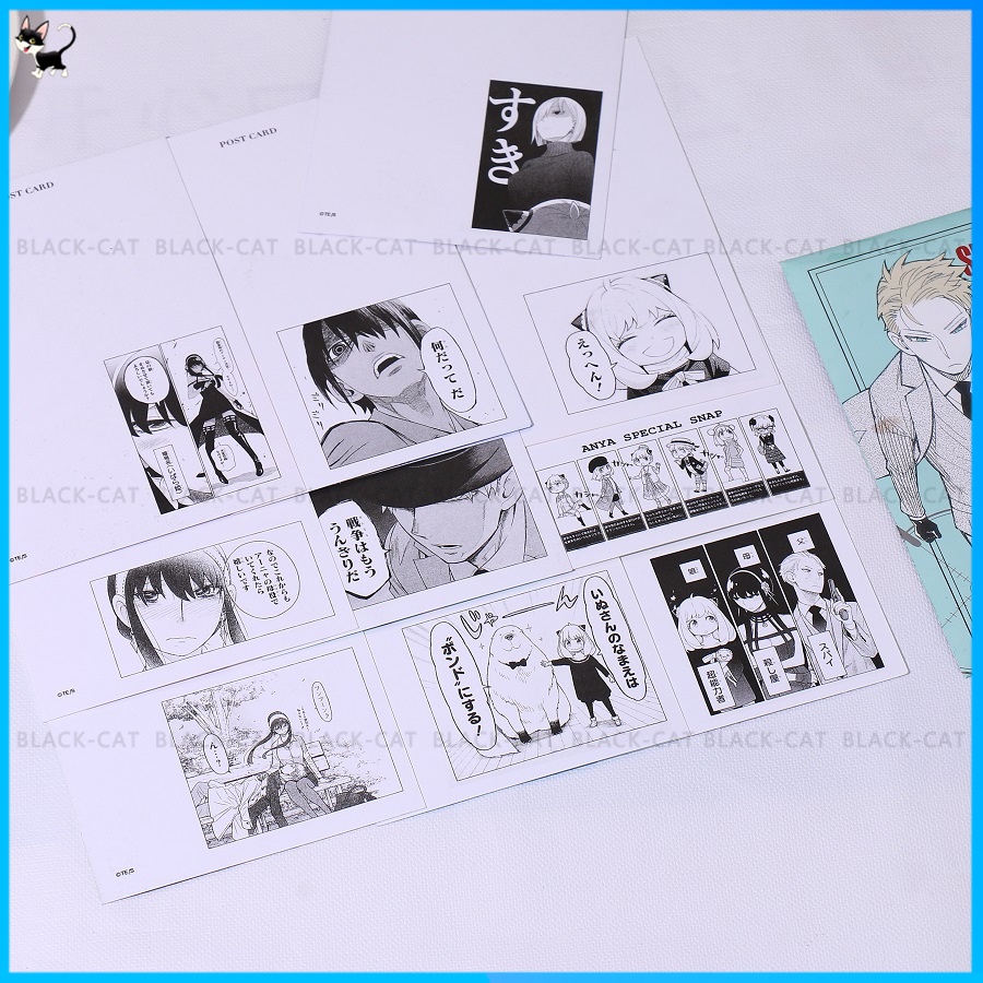 Set 10 Tấm Thẻ In Hình Các Thành Viên Nhóm Nhạc Anya