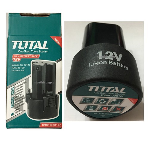 Pin sạc máy khoan pin 12V TOTAL TBLI12152