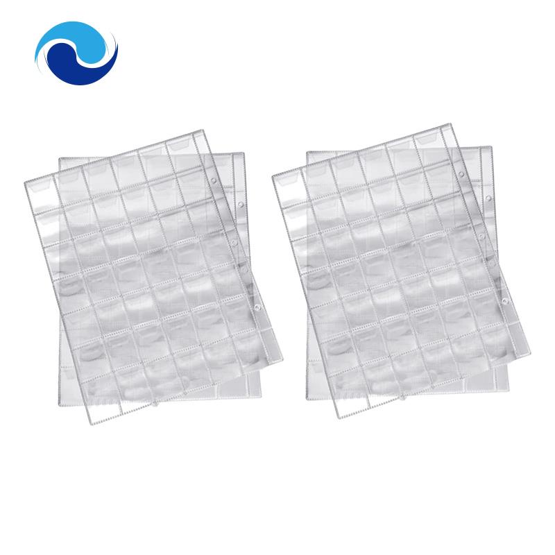 Bộ 20 Bìa Đựng Tiền Xu 42 Ngăn Bằng PVC