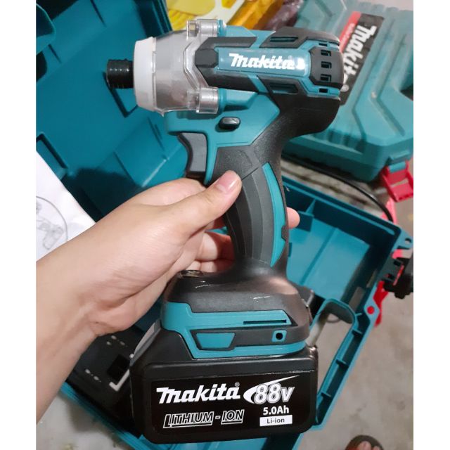 Máy Chuyên Vít không chổi than Makita 88V, Máy Bắn Vít Makita 88V, 118V, 199V không chổi than tặng mũi bắn vít và từ tôn