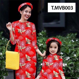Combo áo dài mẹ & bé loại 1