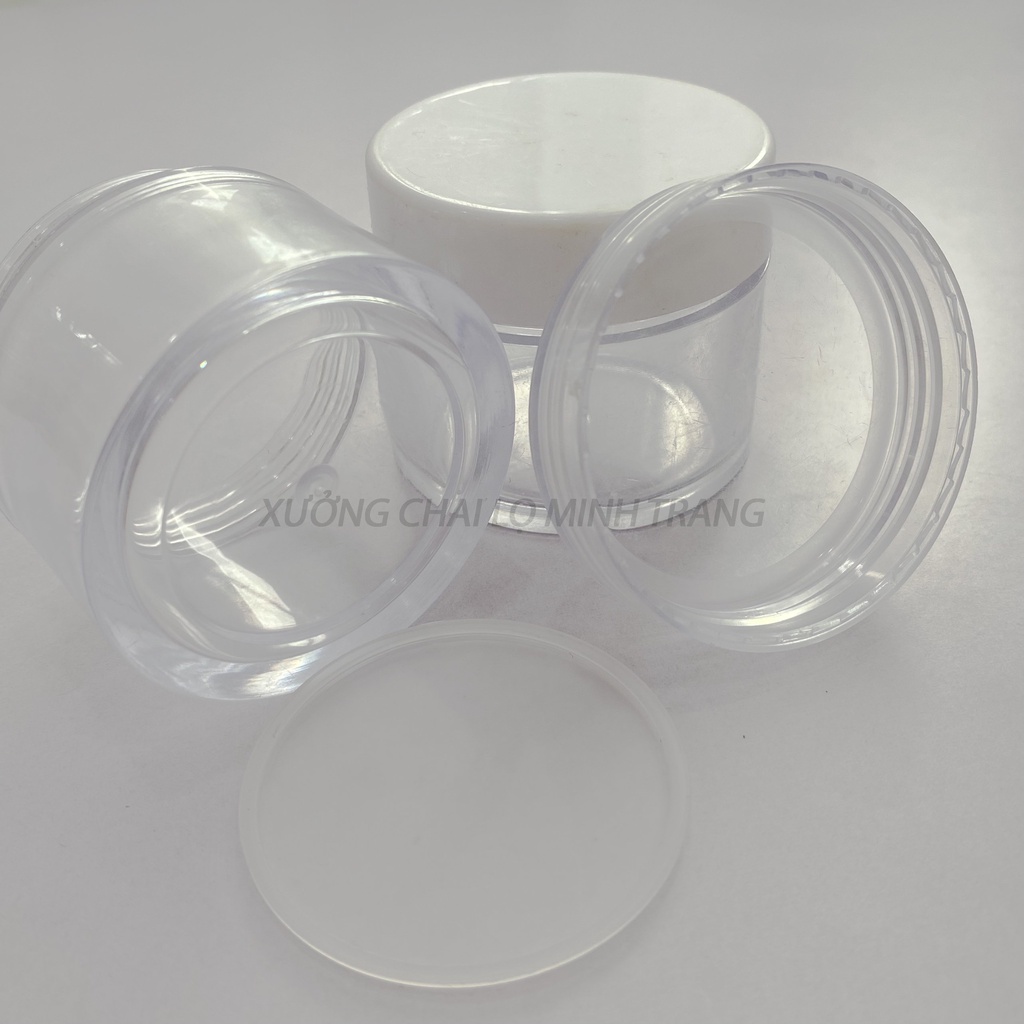 Hủ Nhựa Chiết Mỹ Phẩm Thân Trong Có Lót 50g