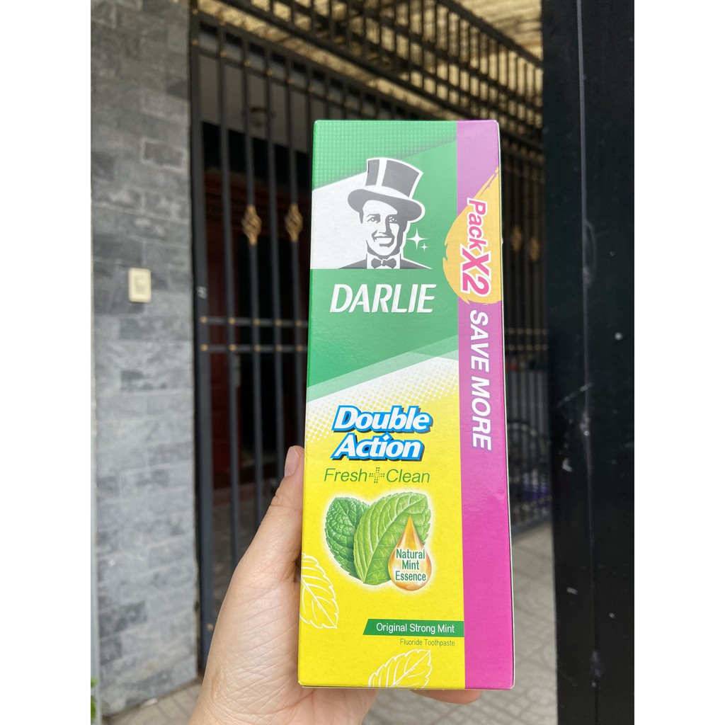 -Hàng bao chuẩn- Kem đánh răng ông tây già Thái Lan Darline