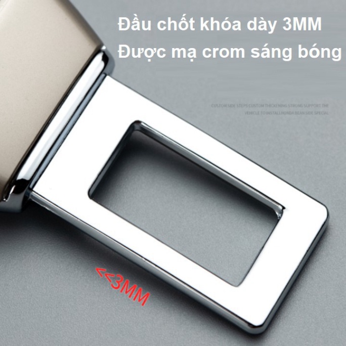 [GIÁ SỐC - HÀNG CHÍNH HÃNG] Đầu khóa chốt cắm móc đai dây an toàn ô tô cao cấp HC-888 - Hợp kim inox cao cấp ( 1 chiếc )