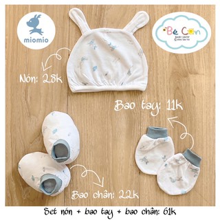 Mio Mio bao tay + bao chân + nón