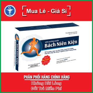 Có tem tích điểm - Bách Niên Kiện hộp 20 viên giúp giảm viêm, giảm đau nhức khớp, làm chậm quá trình thoái hóa khớp