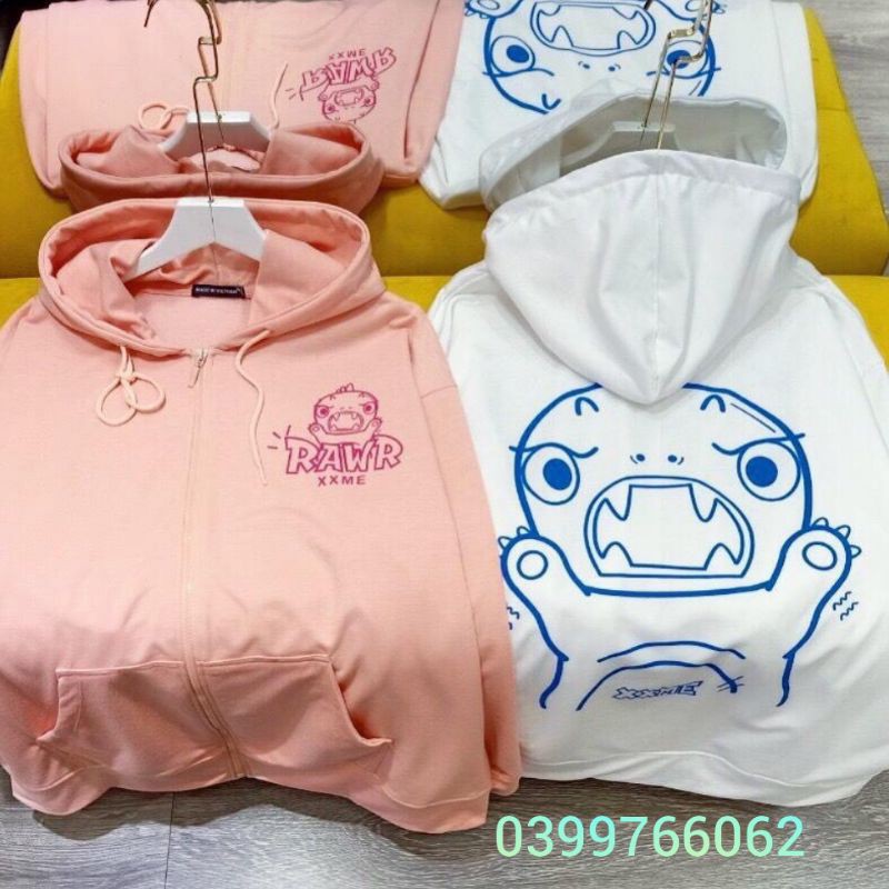 𝗡𝗘𝗪 𝗔𝗥𝗥𝗜𝗩𝗔𝗟 Áo Khoác Hoodie Dây Kéo Form Rộng (ẢNH THẬT)