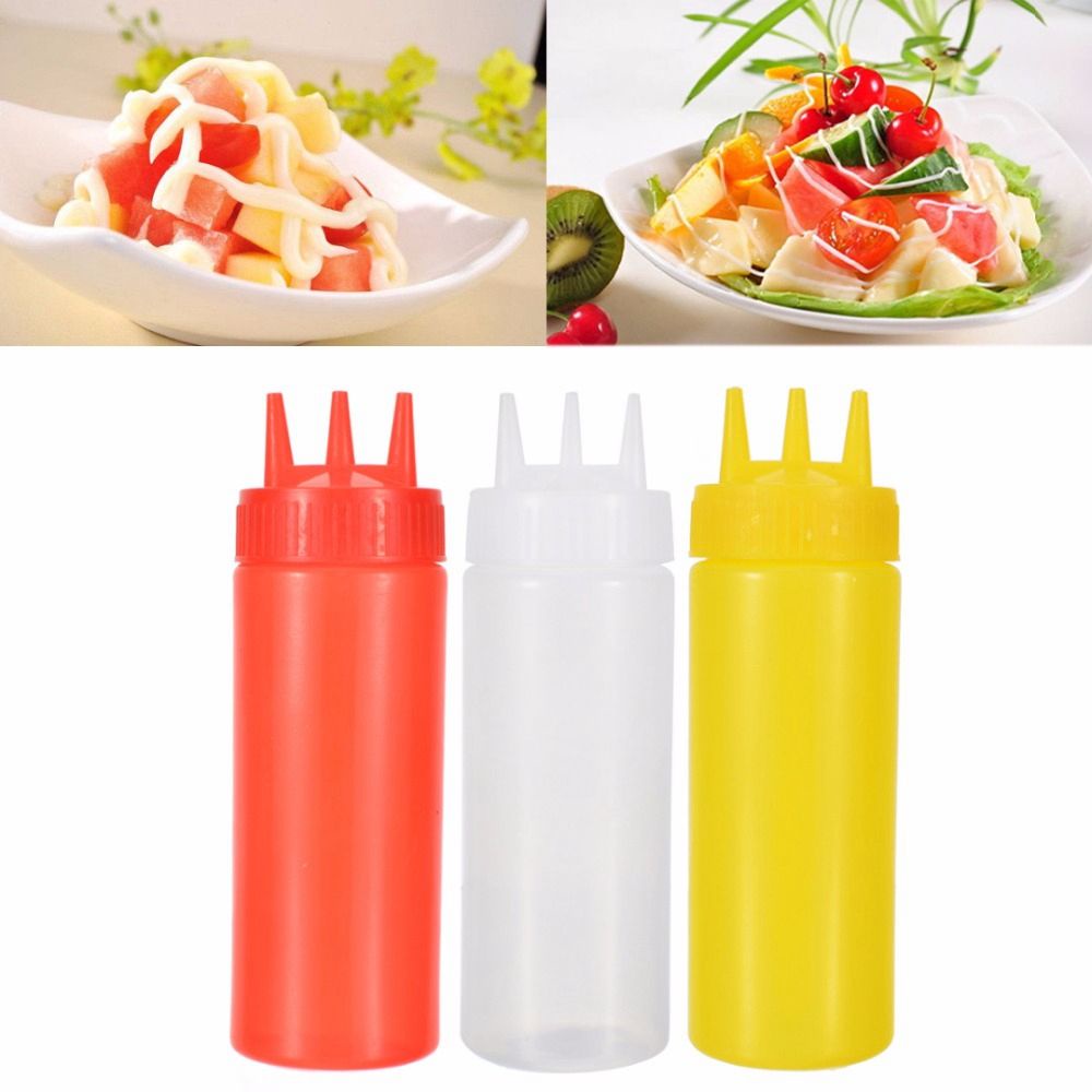 Bình Đựng Dầu Ăn / Nước Sốt / Gia Vị 3 Lỗ Tiện Dụng Cho Nhà Bếp