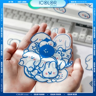 Sticker Icolor Quà tặng kèm đơn hàng Miếng dán trang trí