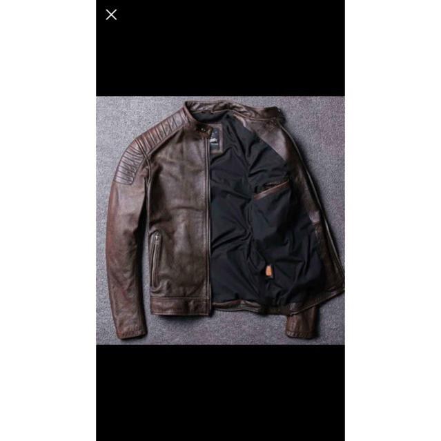 Áo da bò jacket biker - NDD leather