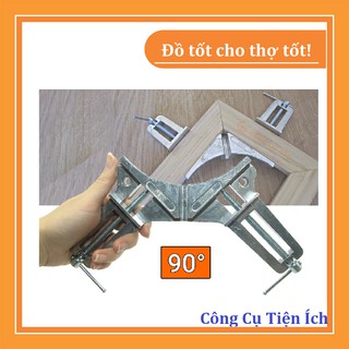 Ê tô kẹp góc vuông để lắp đặt, hàn, điêu khắc, gắn bể cá... màu bạc