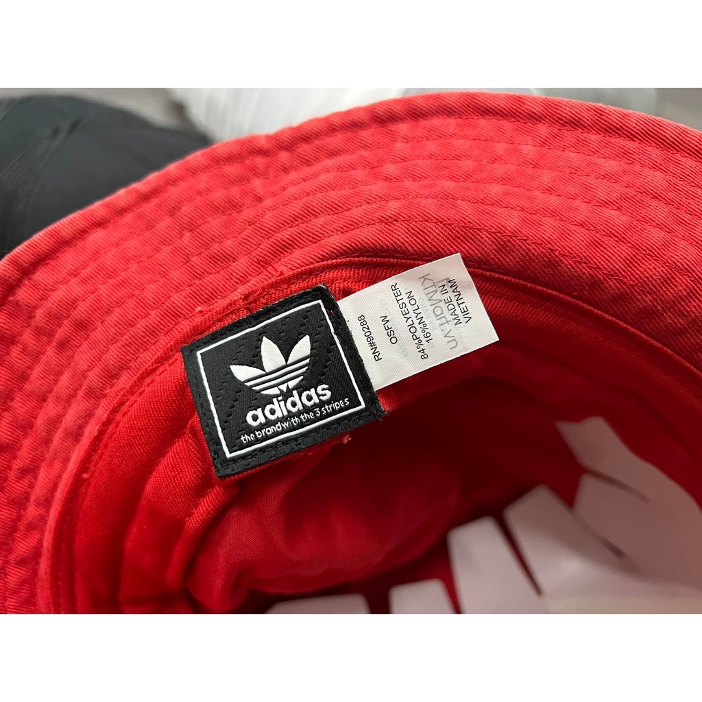 Mũ Adidas Originals Washed Red Bucket Hat