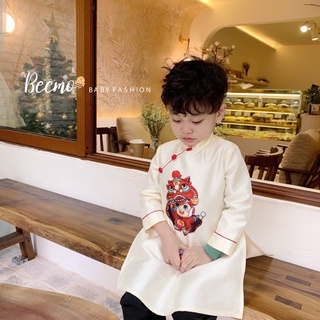 Set áo dài Tết Kỳ Lân bé trai