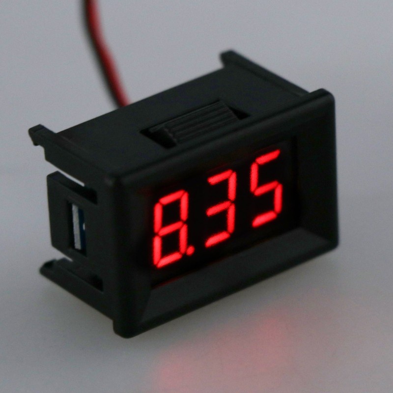 Vôn kế kỹ thuật số mini 0.36 &quot;Dc 2.4v-30v 2w cho xe hơi