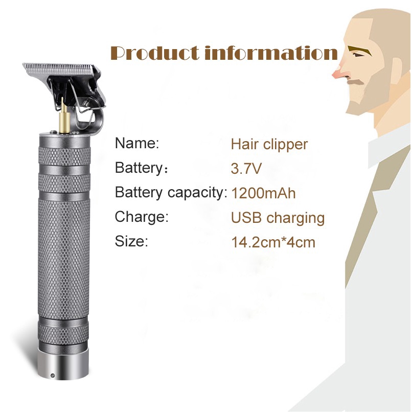 Tông Đơ Cắt Tóc UBEATOR Kỹ Thuật Số Không Dây 0mm