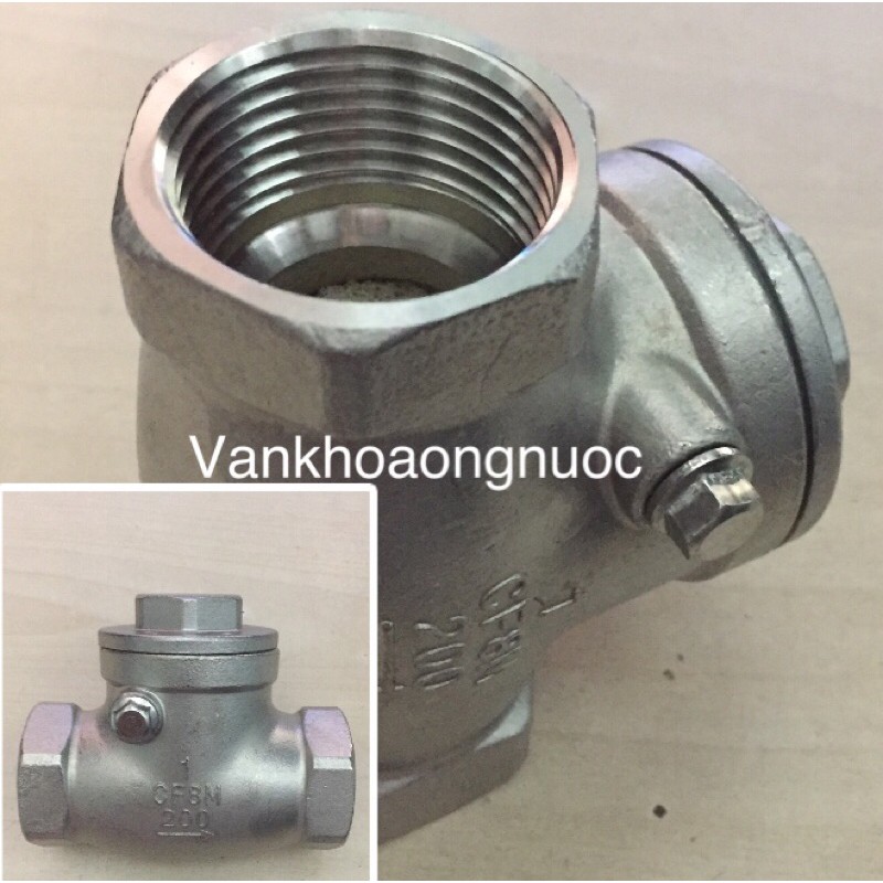 VAN 1 CHIỀU INOX,MỘT CHIỀU LÁ LẬT INOX 201-304 21,27,34