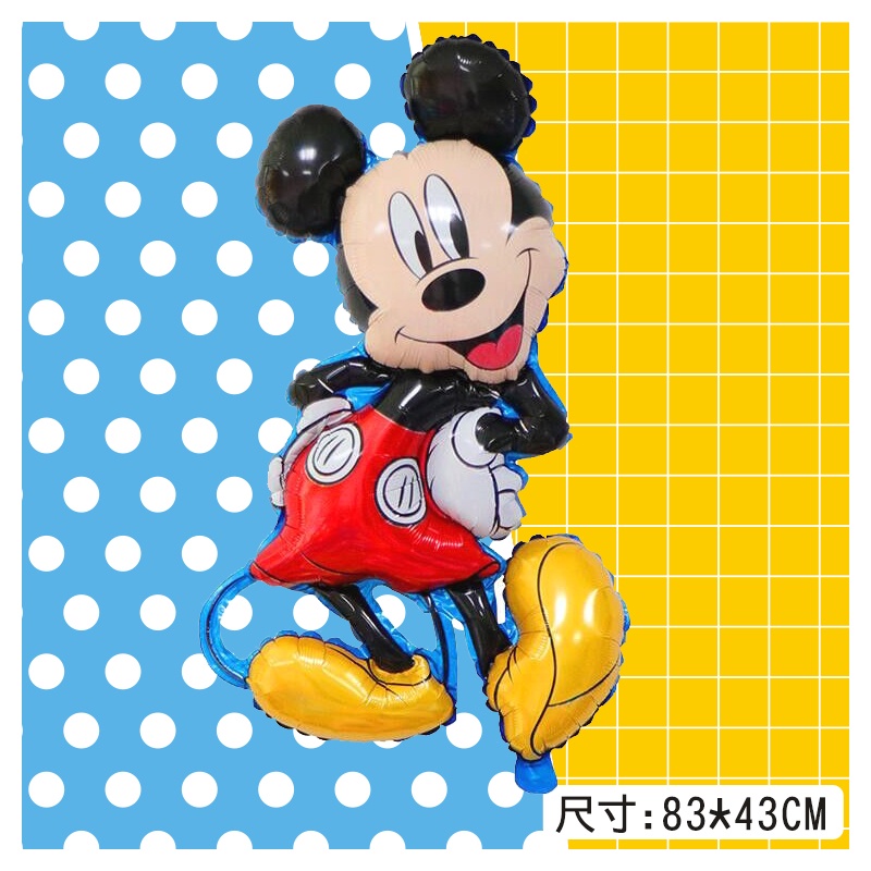 Bong bóng lá nhôm hình Disney Mickey Minnie trang trí tiệc sinh nhật PARTEVER
