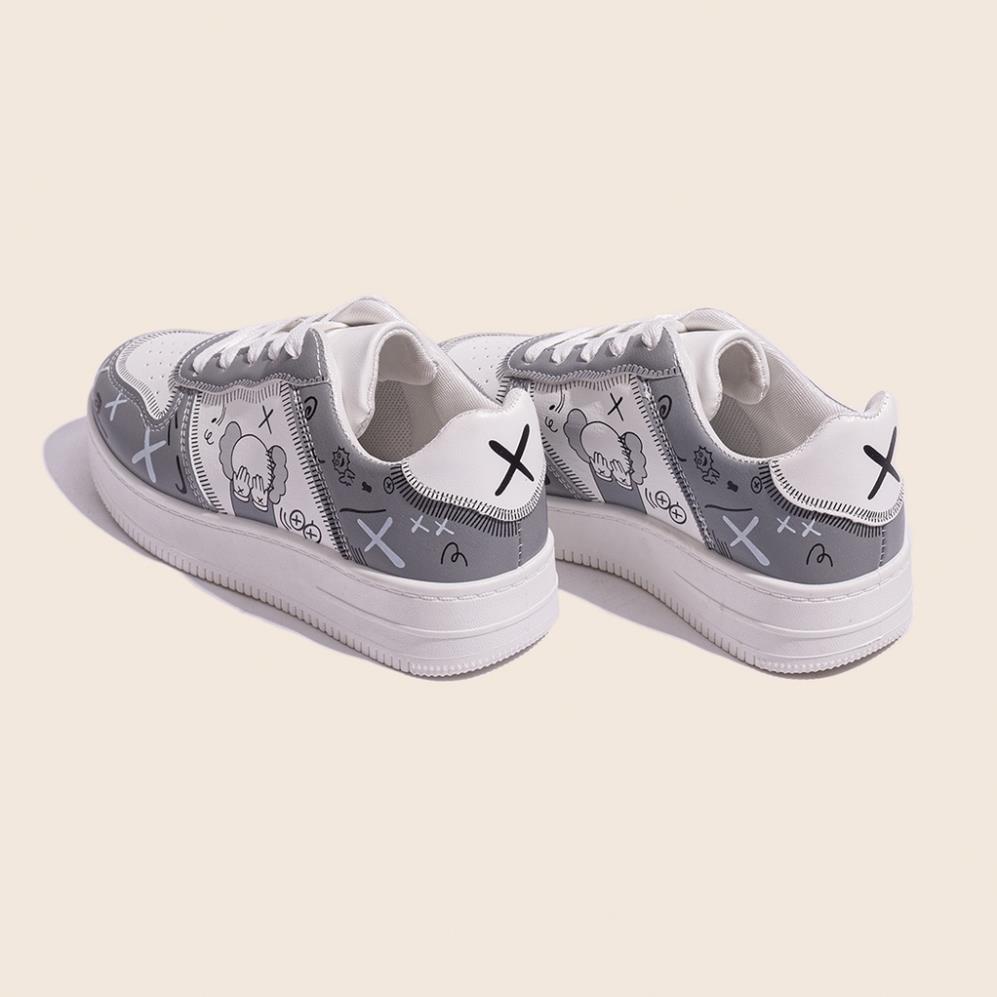 🍾 Giày Sneaker Nữ Giày BOM Thể Thao Đế Cao 4 Phân Kiểu Dáng Ulzzang Hàn Quốc Mới Nhất giayBOM GB Prime Textures B1648