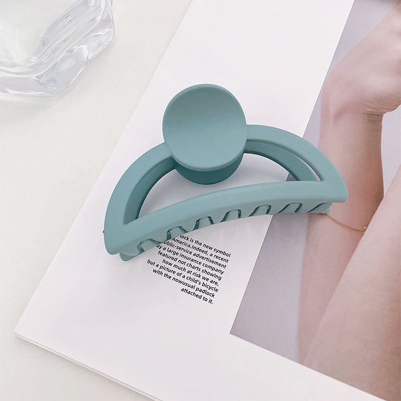 Kẹp Tóc Hình Cá Mập Bằng Nhựa Acrylic Màu Kẹo Dễ Thương