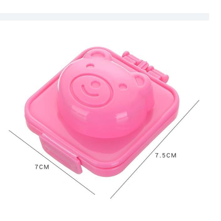 Khuôn cơm Bento làm cơm, bánh, bữa phụ cho bé ăn dặm set 6 cái, có bán lẻ, được chọn mẫu