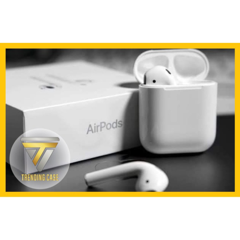 Airpod 2 Tai Nghe Không Dây Bluetooth Cao Cấp Định Vị Đổi tên Cảm Biến Chạm Sạc Không Dây ( BH Lỗi 1 đổi 1 )