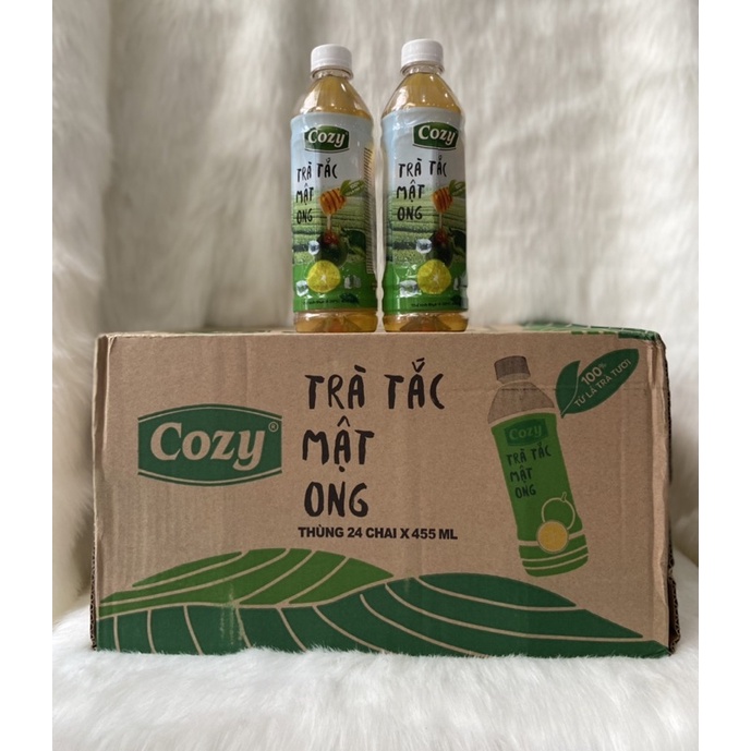 1 Thùng Trà Tắc Mật Ong Cozy /24 Chai*445ml