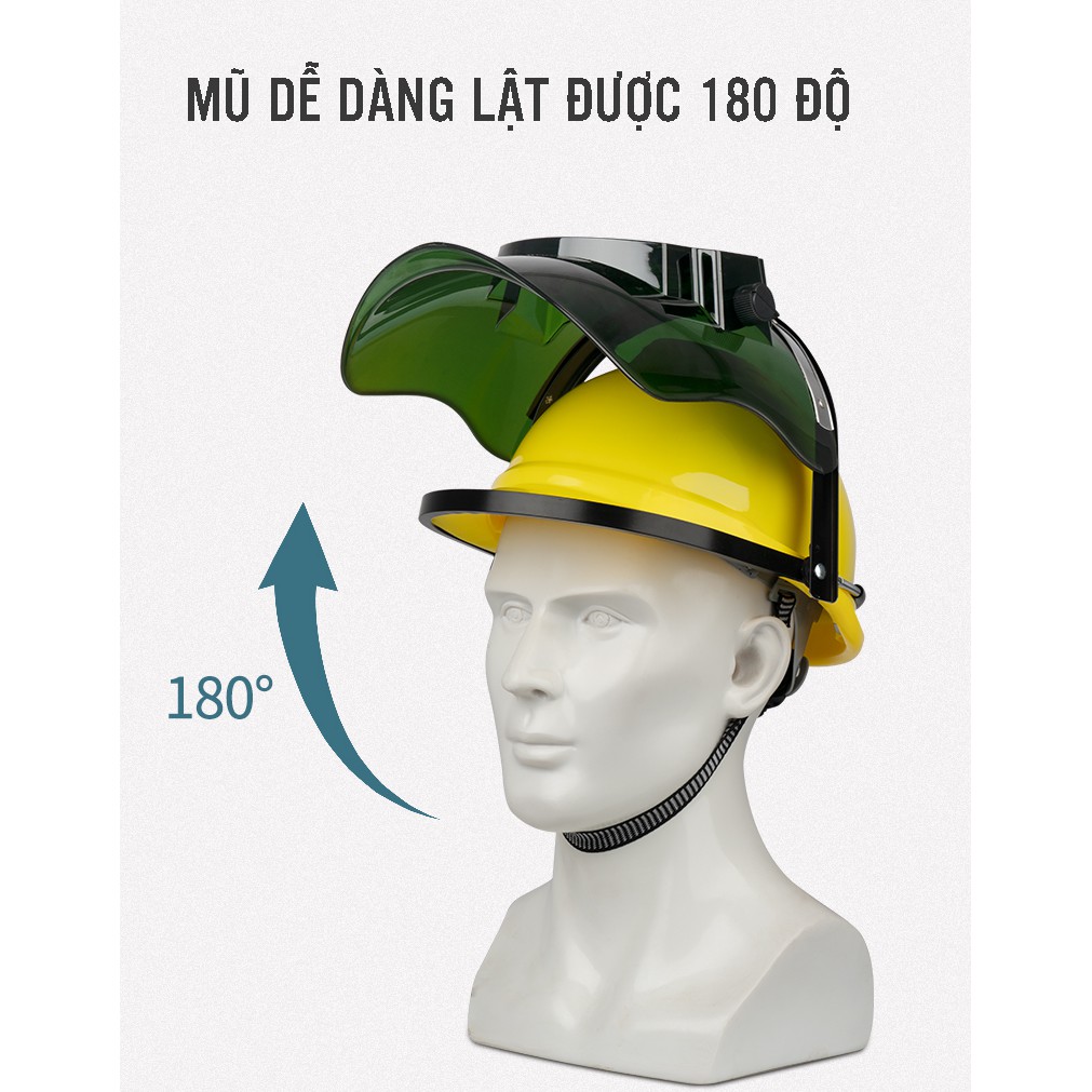 (Hàng độc quyền_ Chỉ có tại shop) Siêu phẩm  Mũ Hàn Điện Tử DS2020 thông minh 3 trong 1 bảo vệ toàn diện thợ hàn