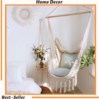 VÕNG XÍCH ĐU TREO TRẦN VÕNG VẢI MACRAME FULL OPTIONS