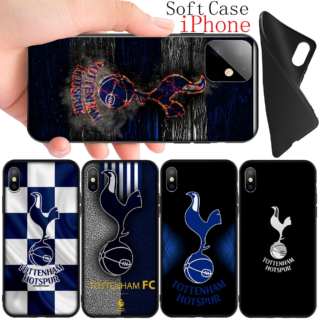 Ốp lưng logo đội bóng Tottenham Hotspur nhiều mẫu mã cho điện thoại iPhone 11 Pro XR X XS Max 6 6s 7 8 Plus