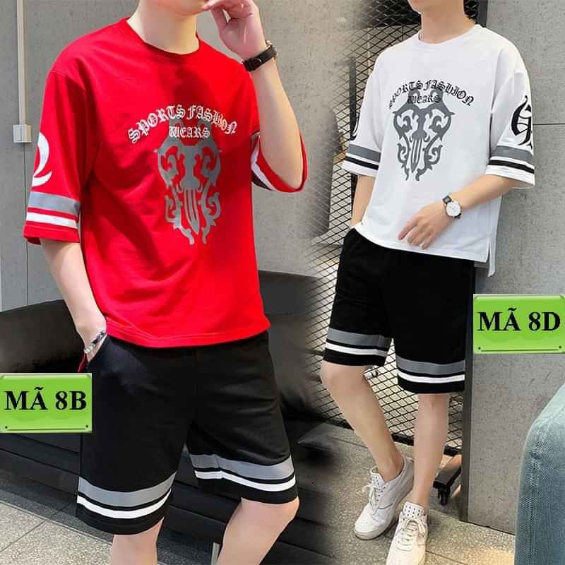 ĐỒ BỘ NAM SET ĐỒ BỘ THỂ THAO NAM CHẤT THUN COTTON THOẢI MÁI IN HOA TIẾT SIÊU ĐẸP MẶC NHÀ, DẠO PHỐ CHƠI THỂ THAO- TP682
