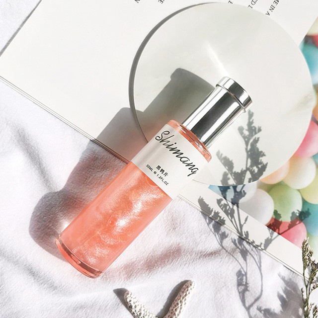 Nước hoa nữ thơm lâu Shimang ánh nhũ 30ml hàng nội địa Trung, Nước hoa nội địa Trung Shimang ánh nhũ chai tròn siu Hot
