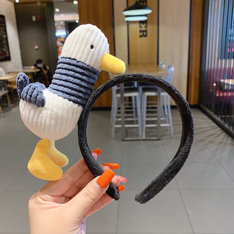 Băng đô rửa mặt chống trượt họa tiết hoạt hình phong cách hàn quốc đáng yêu cho nữ