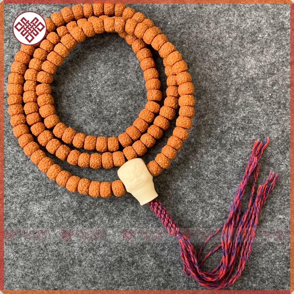 Chuỗi Đeo Tay, Vòng Phong Thủy 108 Hạt Bồ Đề Kim Cang [Kim Cương Hỷ Lạc] 9 Ly