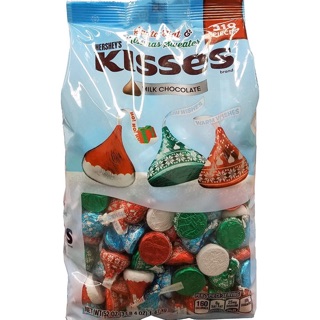 Sô cô La KISSES Santa Hat Kissmast Sweater Milk Chocolate nhà Hershey’s phiên bản Christmas 310 viên 1.47kg