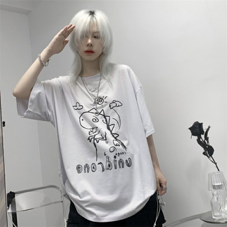 Áo thun tay lỡ form rộng unisex Neko.sg ATL209