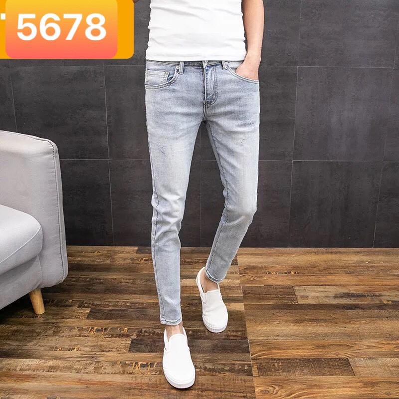 Quần Jean Nam cao cấp không Rách Wash Mạnh chất bò ,rin nam đẹp co dãn 4 chiều XƯỚC MS 0866 phong cách thời trang TSMON